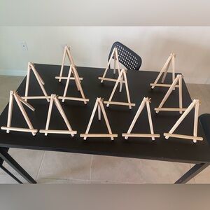 Set of Wooden Mini Easels (12pcs)